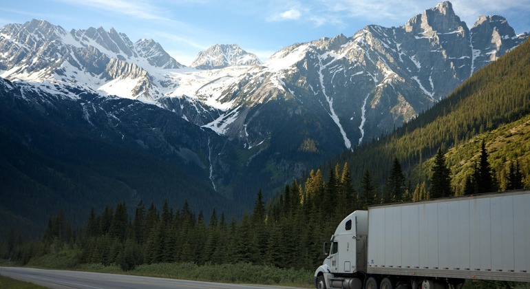Truck Making D2C Delivery