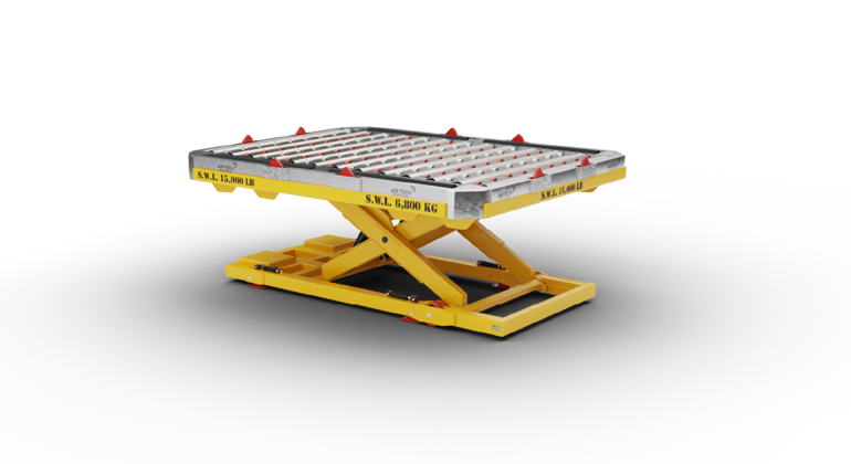 4 Way Mobile Scissor Lift Render