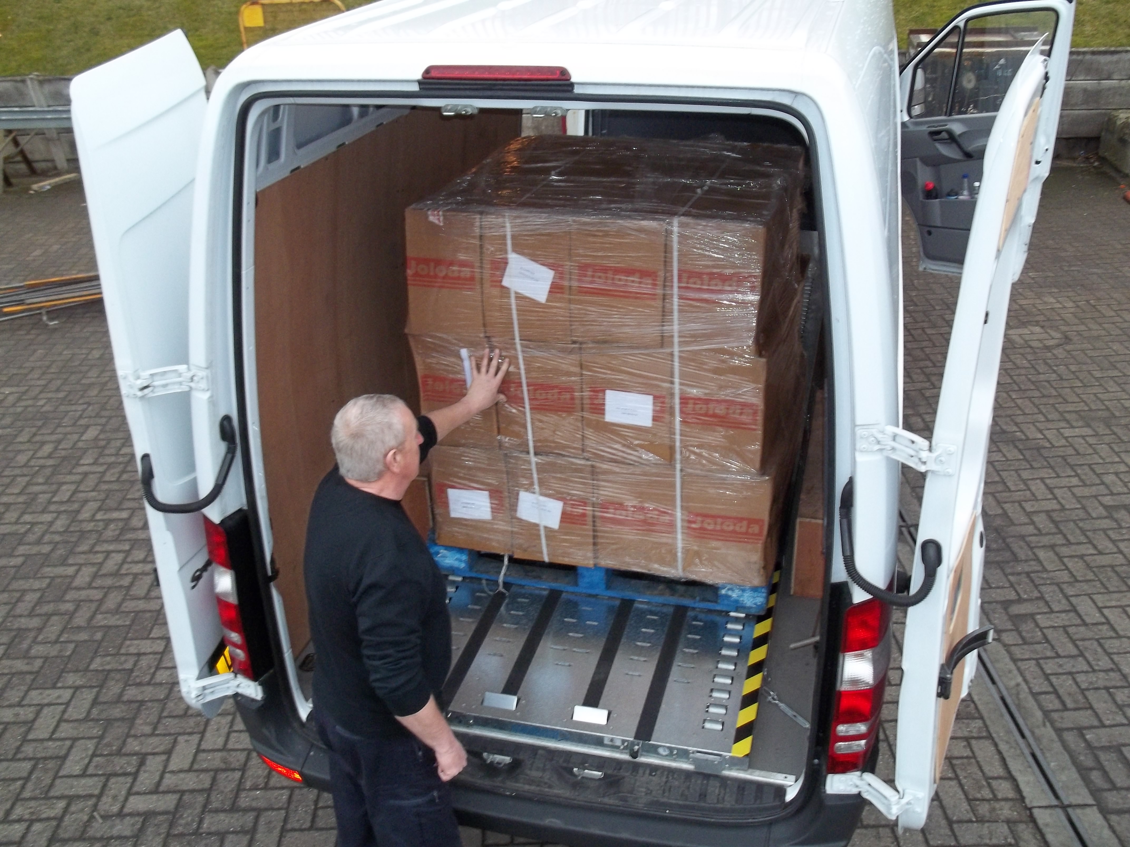 Van Loading System Joloda Hydraroll