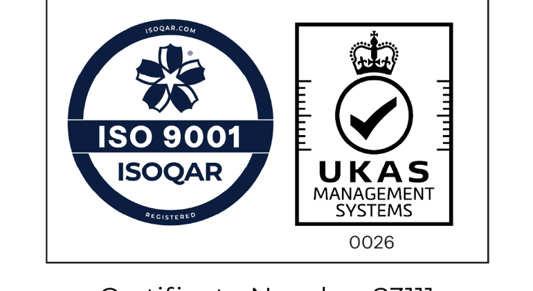 ISOQAR UKAS ISO 9001 Joint Logo Website Block