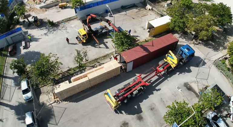 Woho Hydraulic Container Loading