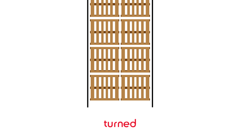 Turned Trailer Loading Pallet Pattern