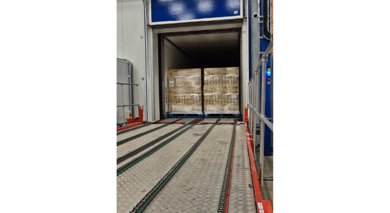 Automated Trailer Unloading Cold Chain Warehouse 4