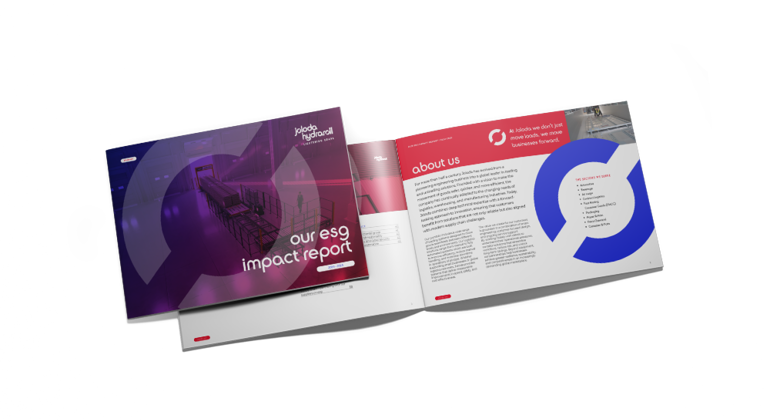 ESG Impact Report 2025 Brochure Mockup