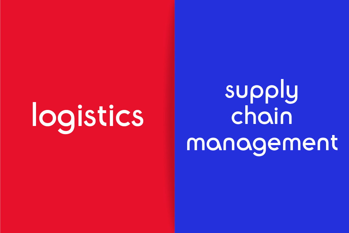 Der Unterschied zwischen Logistik und Supply Chain Management...