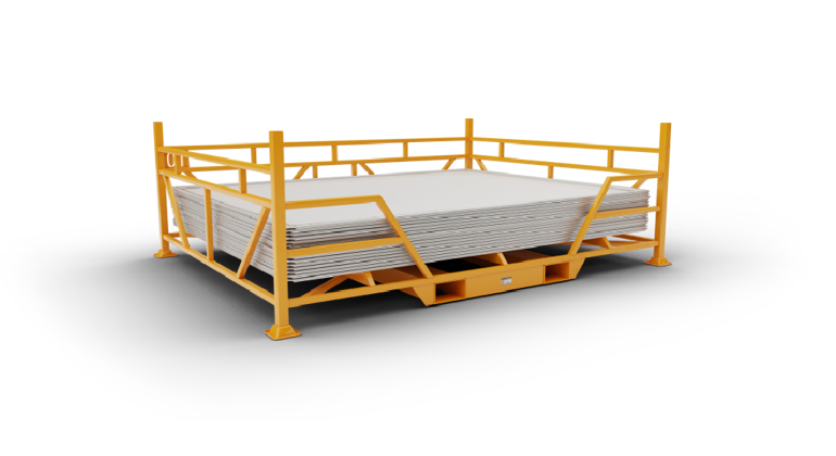 Equipment Station Movable Stillage For PMC Cargo Pallets Render