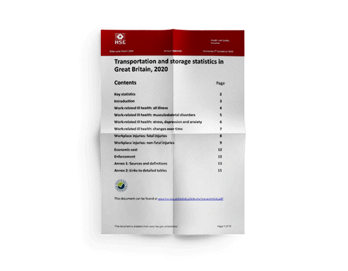 Transportation and Storage Statistics in Great Britain 2020