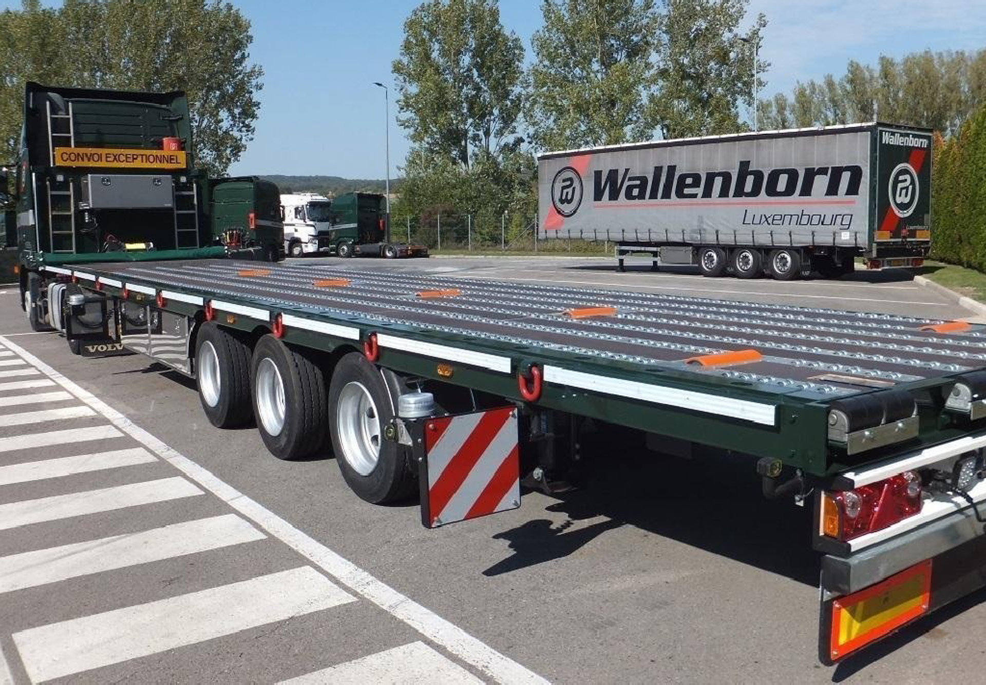 Wallenborn, Flatbed Trailer With PCR System, No Load
